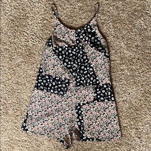 Topshop Floral Romper Size 4
